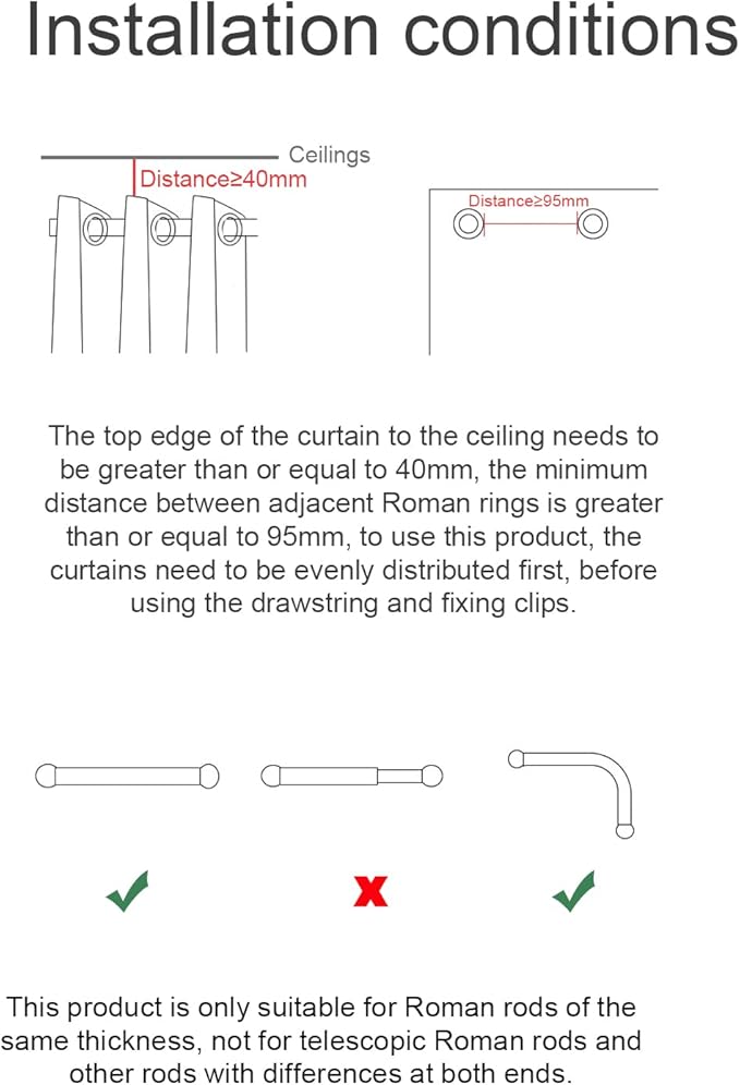 2PCS Tuya WiFi Intelligent Curtain Motor Electric Curtain Robot Automatic Opener No Wiring with Gateways Support APP Remote Control Timer Setup Temperature & Light Sensing Compatible with Home