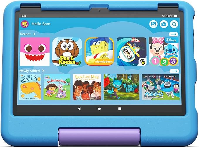 Amazon Kid-Proof Case for Fire HD 10 tablet (Only compatible with 13th generation tablet 2023 release) - Blue