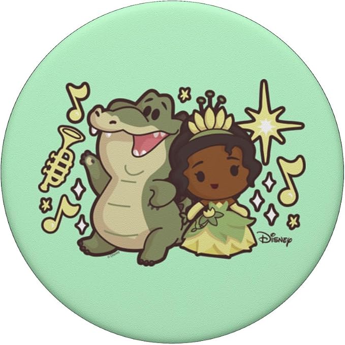 Disney Princess - Tiana and Louis The Alligator PopSockets PopGrip for MagSafe