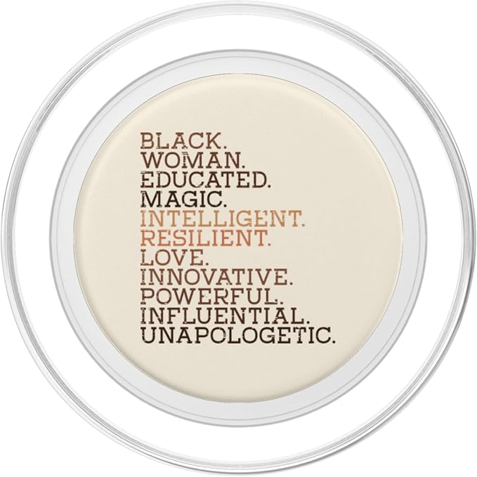 Black Woman Educated Magic BHM African History Melanin Women PopSockets Adhesive PopGrip