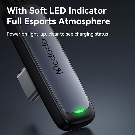 mcdodo 4FT USB to Lightning Cable 90 Degree Right Angle USB-A to Lightning Charging Cable with LED Indicator Light Compatible with iPhone 14 13 12 11/Pro/ProMax/Plus iPad AirPods iTouch