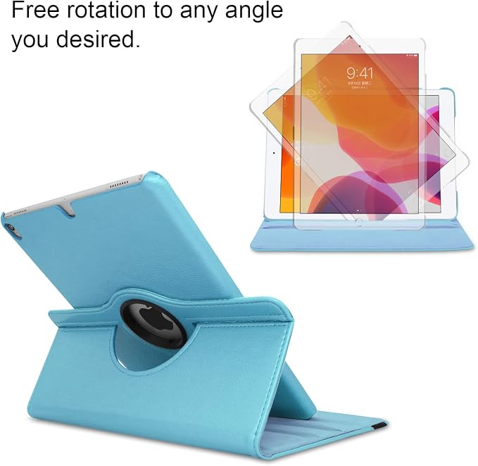 for iPad mini 1/2/3 Case Cover 7.9” – 360° Rotating Stand with Auto Sleep/Wake