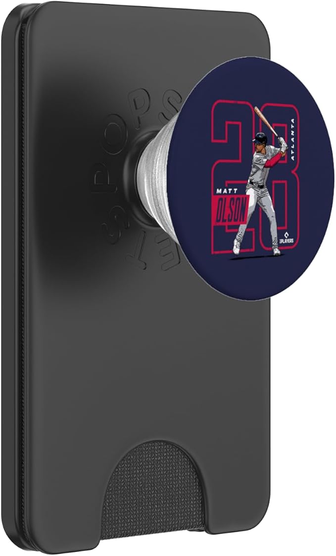 Matt Olson | Atlanta Baseball MLB Players | MLBOLS4025-S PopSockets PopGrip for MagSafe
