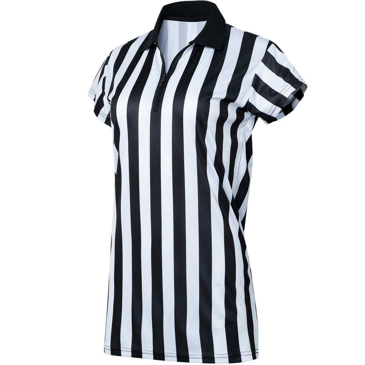 Murray Sporting Goods Women's Collared Referee Shirt | Women's Officials Jersey, Halloween Costume, or Waitress Uniform (Large)