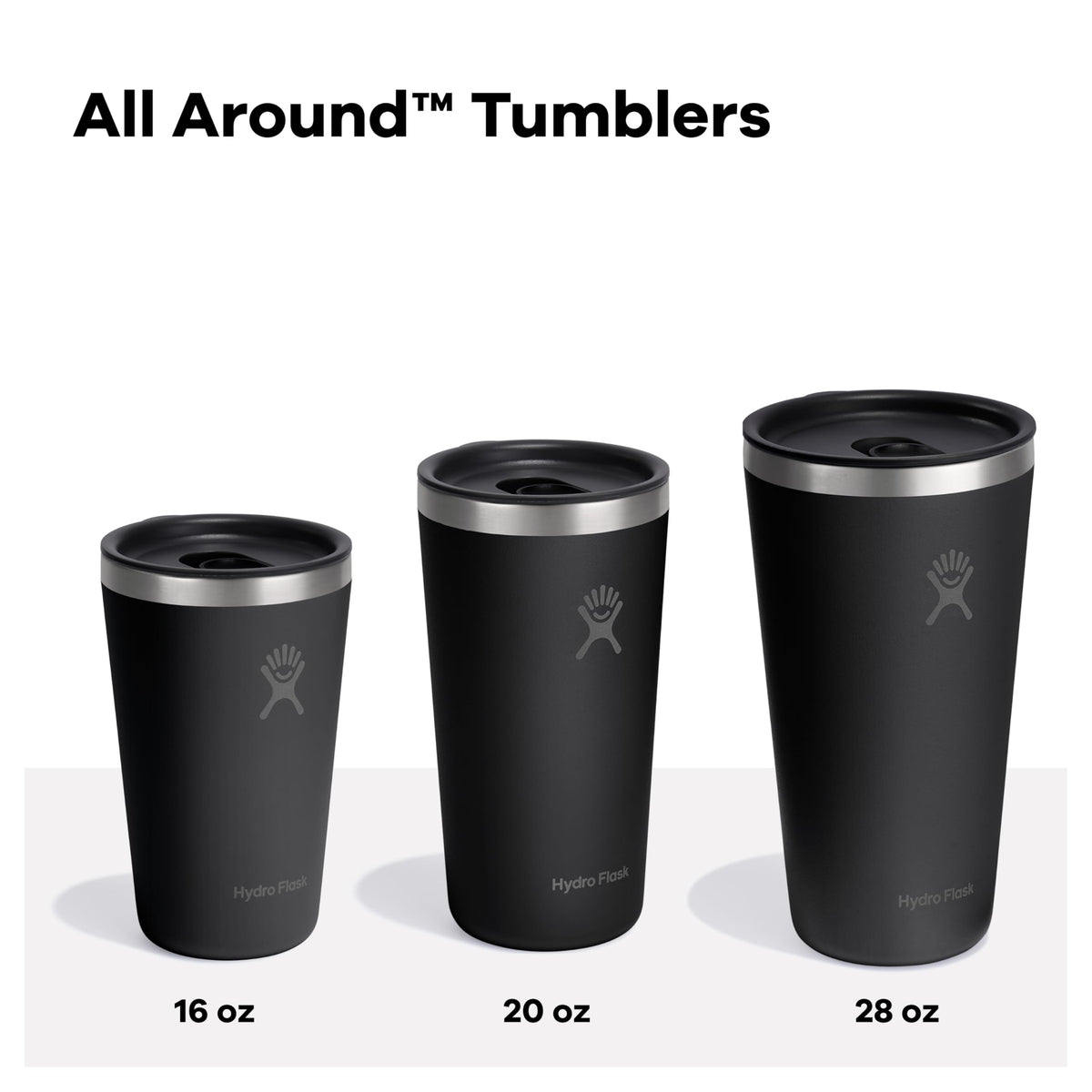 Hydro Flask All Around Tumbler Press-In Lid, Insulated Travel Mug, Stainless Steel Coffee Cup 20 Oz Cloud Pink