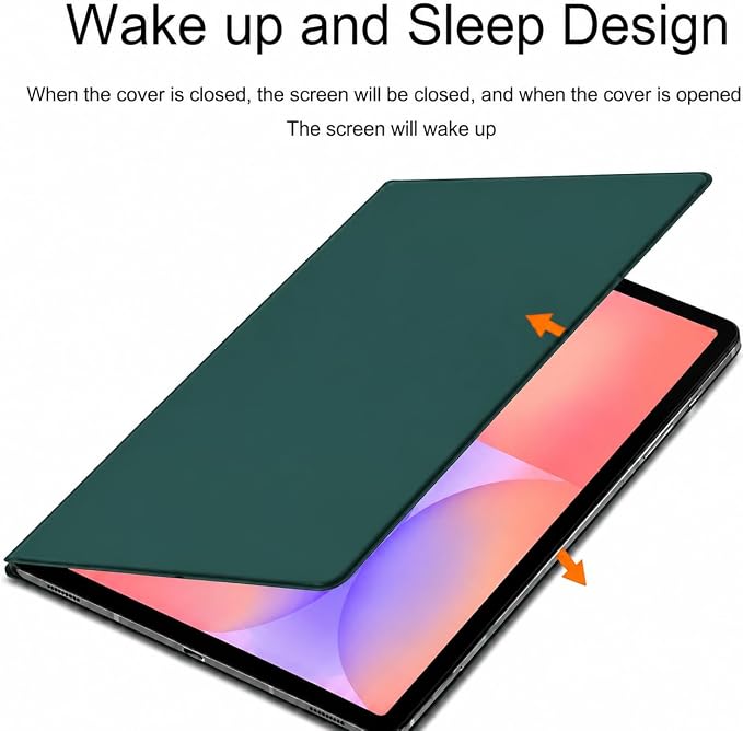 Magnetic Case for Galaxy Tab S10 Lite/Galaxy Tab S10 FE/Galaxy Tab S9 FE 10.9 Inch/Tab S9 11 2023 with S Pen Holder Ultra-Slim Lightweight Slim Magnetic Stand Case with Auto Sleep/Wake Black