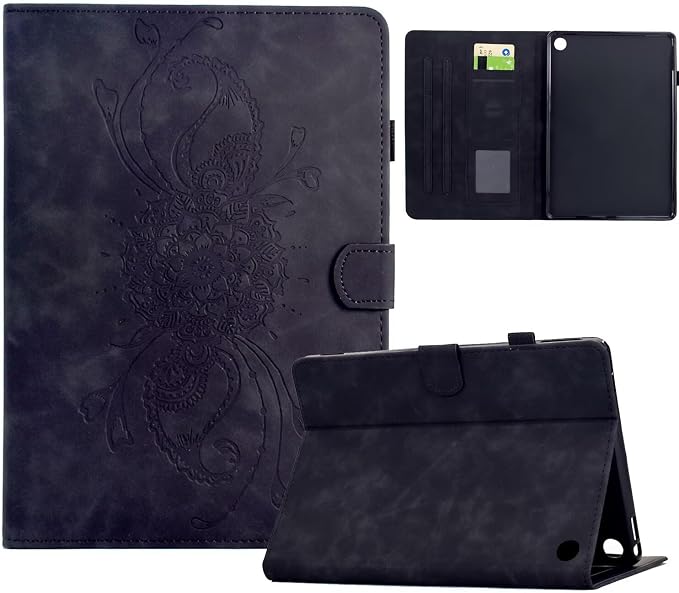 Case for Kindle Fire HD 10 &amp Fire HD 10 Plus 13th/11th Generation 2023 2021 | Synthetic Leather Flip Folio Stand Cover with Auto Wake/Sleep for Kindle Fire HD 10 &amp Fire HD 10 Plus Beach
