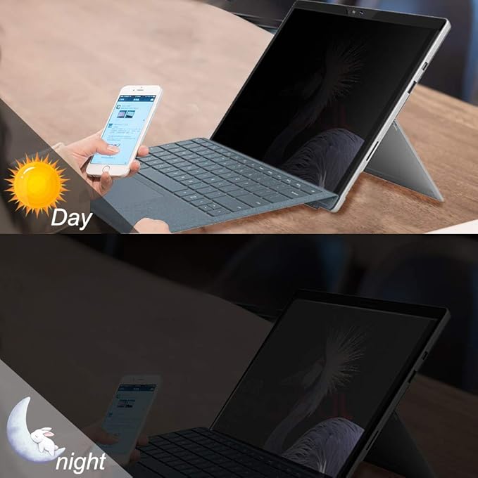 for Microsoft Surface Laptop 1/2/3/4/5 th Gen 13.5 inch Fully Removable Privacy Screen Protector Filter, Anti-Spy Filter Anti-Glare (for Surface Laptop 1/2/3/4/5 th 13.5" Privacy Screen Protector)