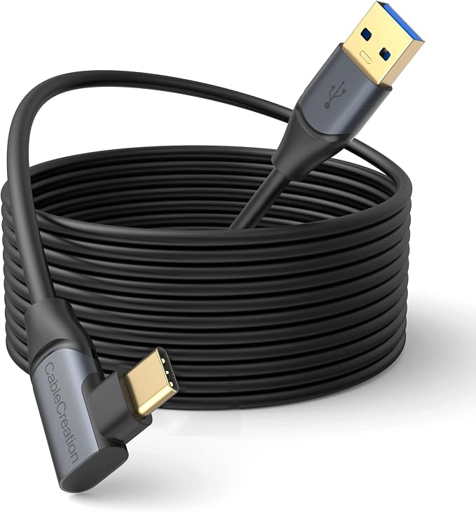 CableCreation for Quest 2/Quest Pro Link Cable 10FT 5Gbps USB C Cable | Highly Speed Data Transfer Fast Charging Compatible with DJI Avata Printer Camera Cellphone HDD etc