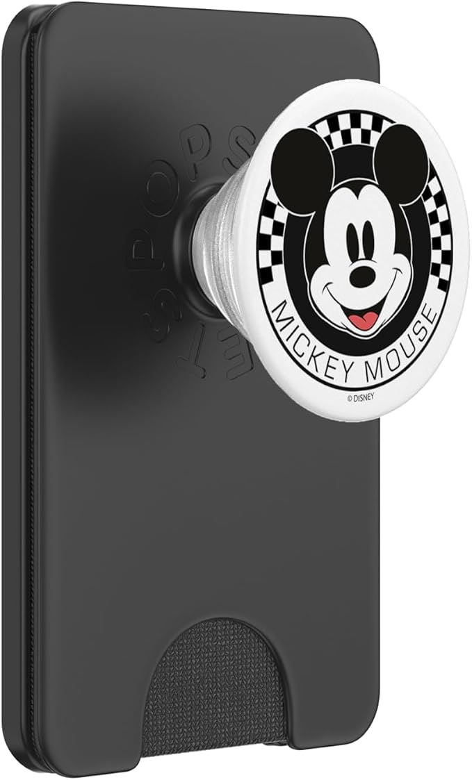 Disney Mickey and Friends Mickey Mouse Checkerboard Circle PopSockets Adhesive PopGrip