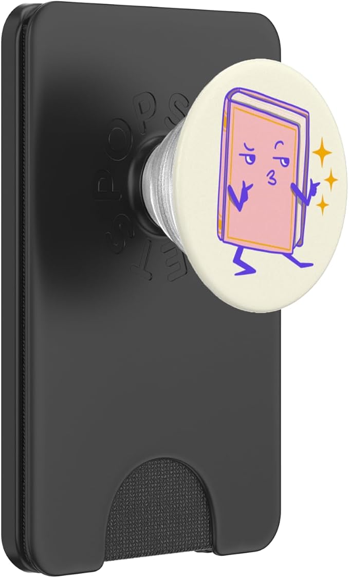 PopSockets Bookish Phone Grip &amp Stand - Sassy Paperback PopSockets PopGrip for MagSafe