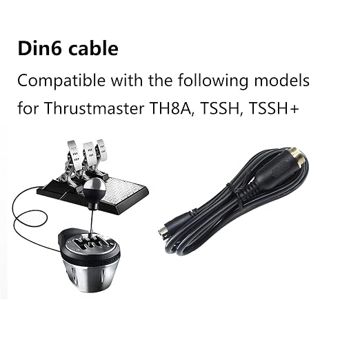 Connection USB Cable Adaptation for Thrustmaster TH8A Cable Hand Row TSS Handbrake Signal Line (USB)