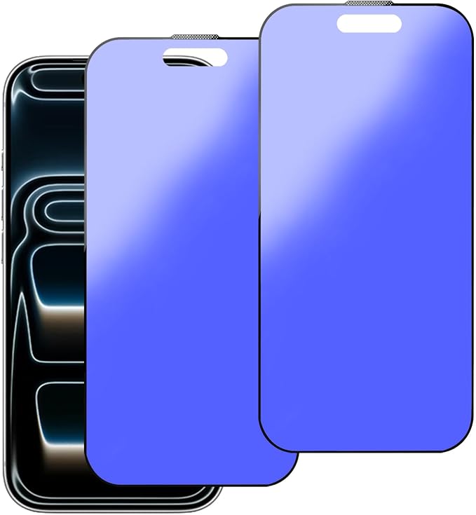 2 Pack for iPhone 17 Pro Max Matte Privacy Screen Protector Anti spy Tempered Glass Anti blue Light Film 6.9 inch