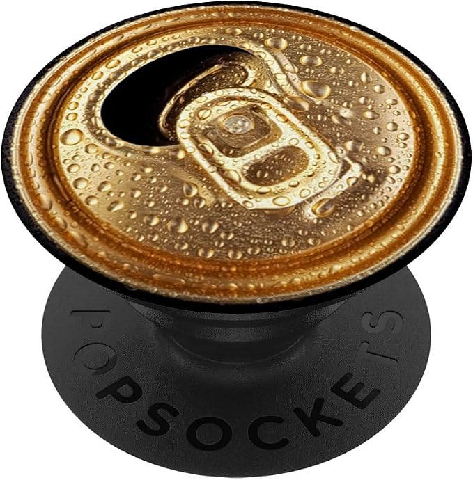 Beer Can Top PopSockets PopGrip: Swappable Grip for Phones &amp Tablets PopSockets Adhesive PopGrip