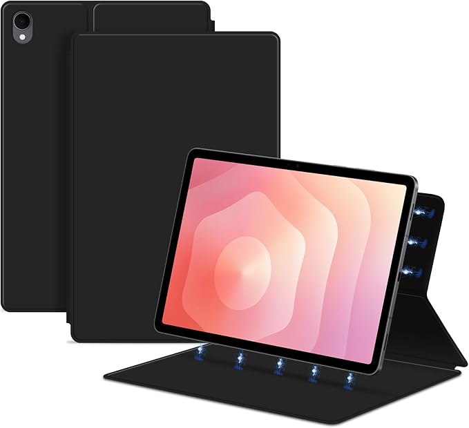 for Samsung Galaxy Tab S11 Casehigh qualit Magnetism Shell LightweightDouble Foldable and deformableScratch ResistantAutomatic Sleep/Wake-up