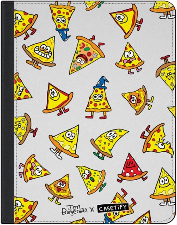 CASETiFY Impact Folio Case for iPad Air 10.9 (20202022) - Pizza Pizza Pizza by Jon Burgerman