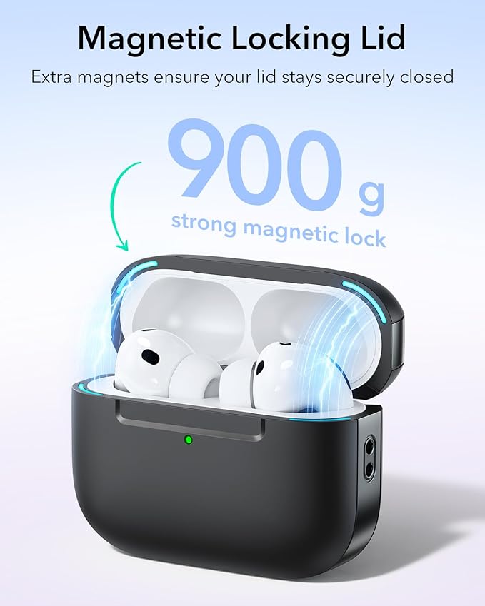 ESR 3 in 1 Charging Station for Apple Qi2.2 25W MagSafe Charger &amp ESR for AirPods Pro 3 Case (USB-C) Compatible with MagSafe