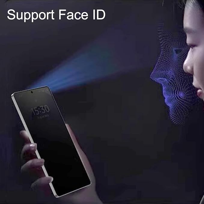 2 Pack 360 Degree Privacy Matte Screen Protector for Samsung Galaxy S24 Ultra Anti-spy Anti glare Tempered Glass Flim 6.8 inch