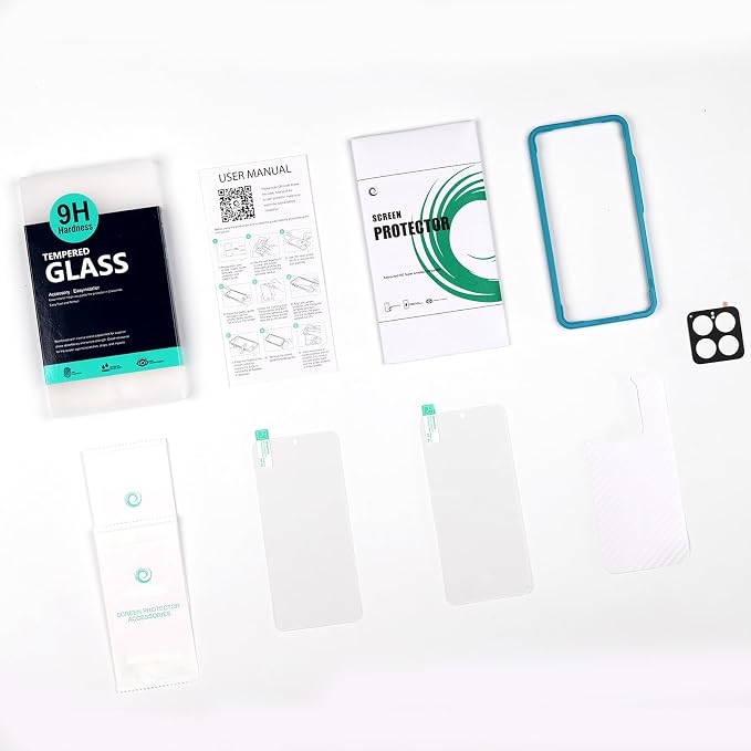 Ibywind for Xiaomi 14 5G Screen Protector2 Pack9H Hardness Tempered Glass and Camera Lens Protectorwith Alignment FrameFull CoverageBubble FreeFingerprint UnlockScratch Resistant