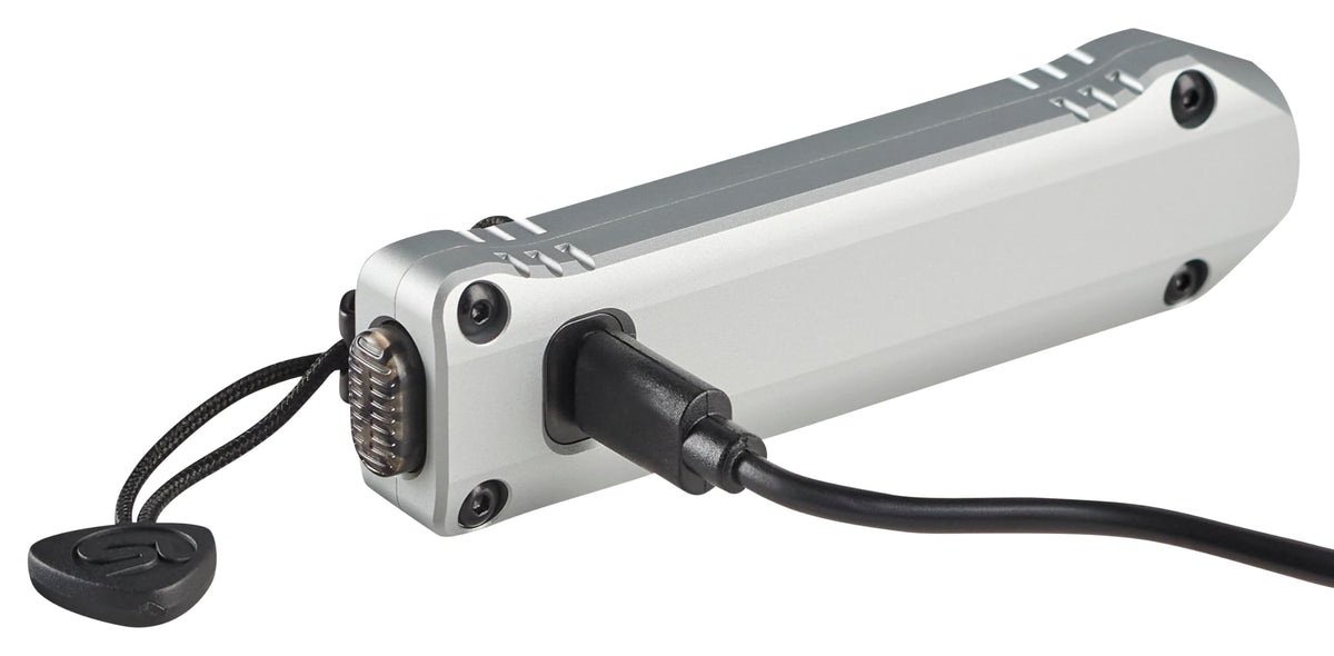 Streamlight 88819 Wedge XT 500-Lumen 1,900-Candela Flat Everyday Carry Flashlight, Includes USB-Cable and Pocket Lanyard, Silver