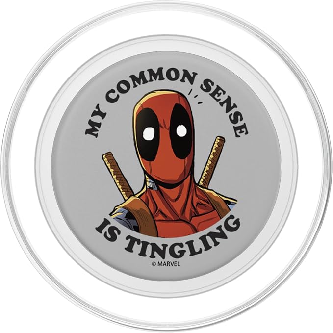 Marvel Deadpool My Common Sense is Tingling PopSockets Adhesive PopGrip