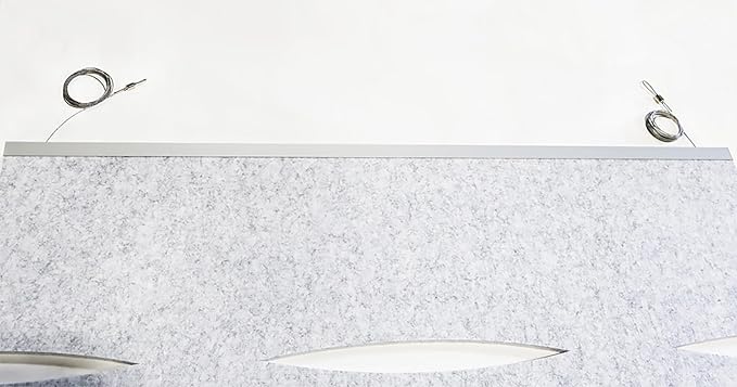 Escape Acoustic Wall Art | Matrix Design | Suspended Sound Proofing Panels | Eco-Friendly Recycled Material | 48X30 | Red