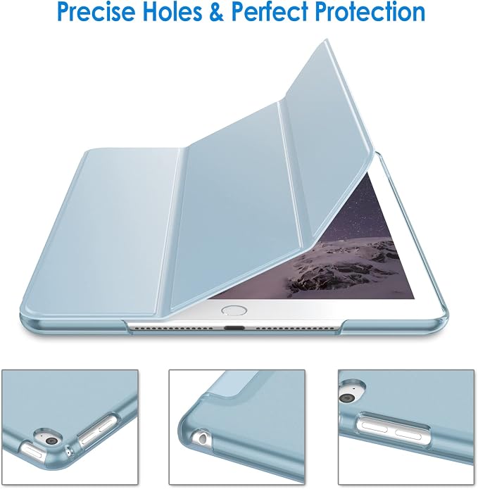 JETech Case for iPad Air 2 (2nd Generation) Smart Cover Auto Wake/Sleep (Blue)