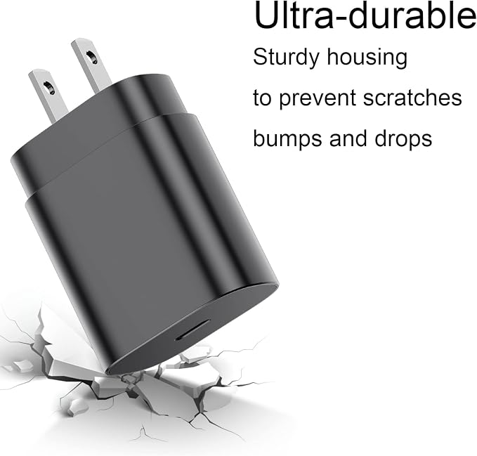 2 Pack-for Samsung Galaxy S23 S22 S21 Note 20 Fast Charging Type C25w USB C Super Fast Charger Type C Wall Charger Block Android Phone Cable for Samsung Galaxy S20 Plus Ultra 2×6ft Black | Fast Cha
