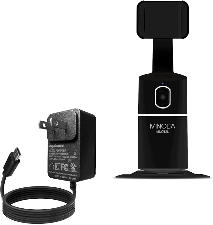 BoxWave Charger Compatible with Minolta MNOT2L - Wall Charger Direct (15W) Rapid Charge Your Device with Built-in 3ft Cable