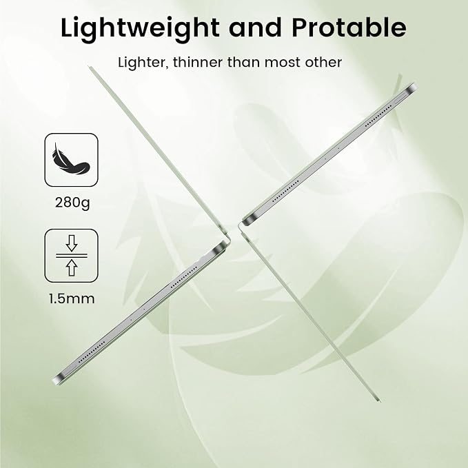 Magnetic Case for iPad Pro 11 Inch 4th/3rd/2nd Gen Black | Magnetic Attachment Support 2nd Gen Pencil Charging Slim &amp Light Folio Stand Case for iPad Pro 11'' 2022/2021/2020