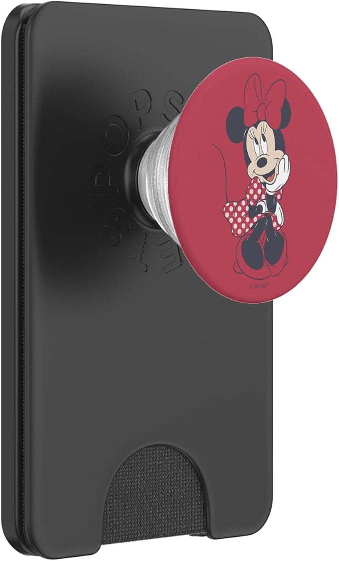 Disney Mickey and Friends Minnie Mouse Red Polka Dot Dress PopSockets Adhesive PopGrip
