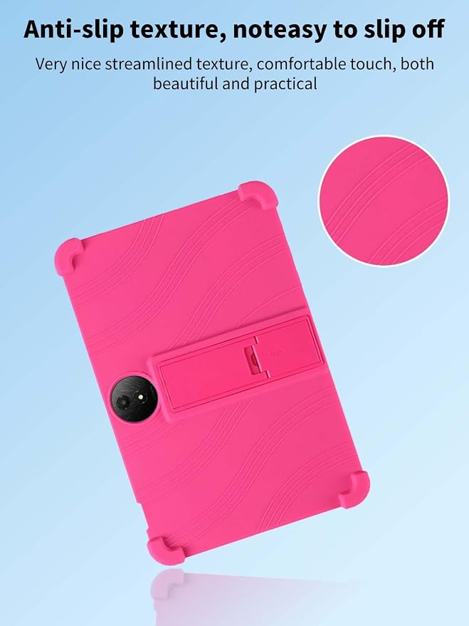 Case for TCL NXTPAPER 11 Plus Tablet 11.5inchNOUKAJU Tablet Protection CaseAdjustable BracketSoft SiliconeSilicone Protection Cover for TCL NXTPAPER 11 Plus(Blue)