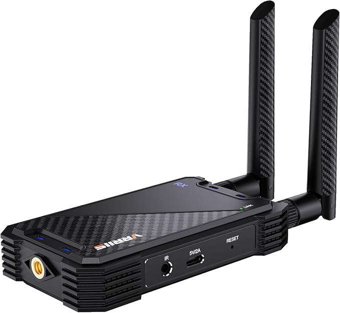 Wireless HDMI Receiver,Receiver Only,1300FT Wireless HDMI Extender Kit with Loop Out,1080P Full HD for Streaming from DSLR,Laptop,Setop Box to TV/Projector IR Remote Control Support,Up to 1TX to 5RXs