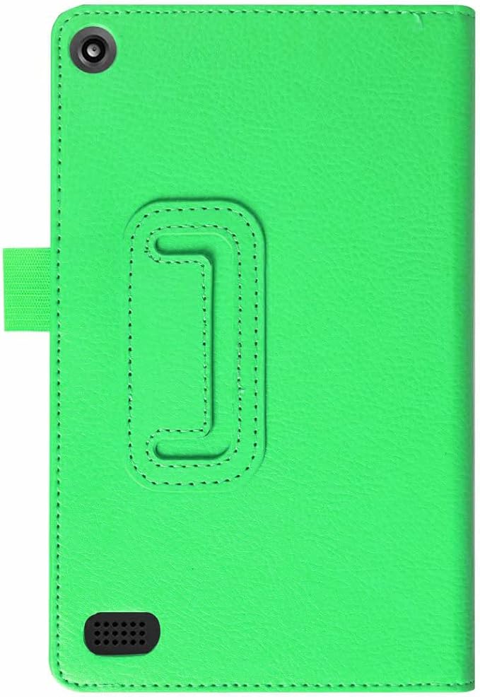 Tablet Cover for Amazon Kindle Fire 7 5th Generation(Model:SV98LN2015 Release)Ultra Slim Folio Stand Lightweight Leather Case for Kindle Fire HD7 5th Gen 7 (Li-Brown)
