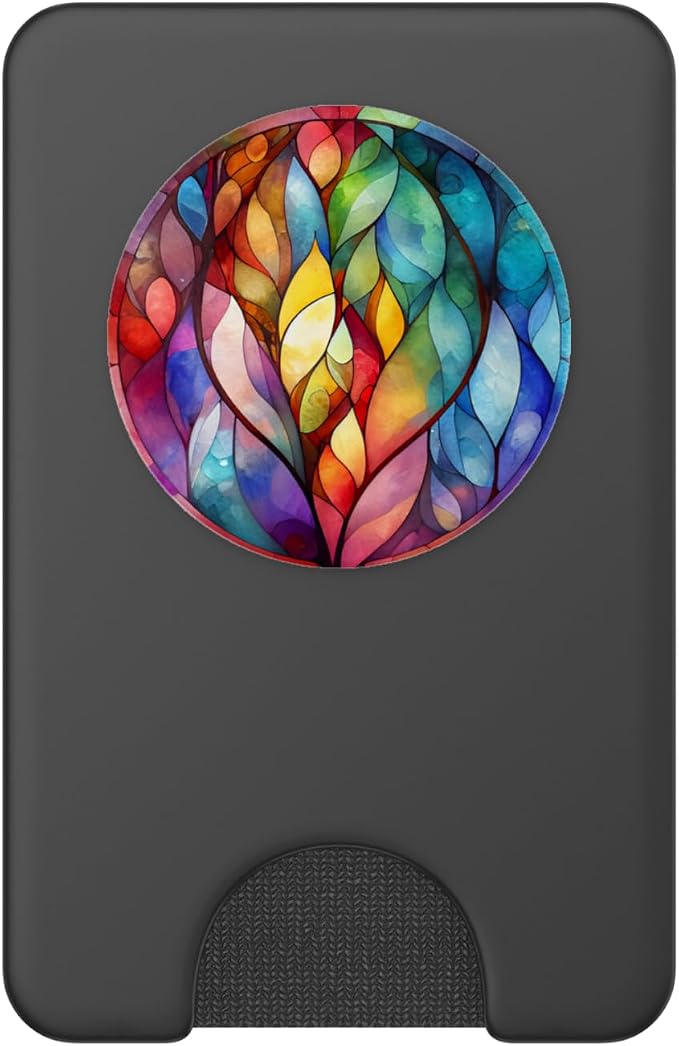 Beautiful Watercolor Stained Glass PopSockets Adhesive PopGrip