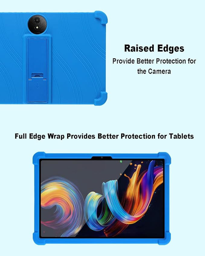 Tablet Case for TCL Nxtpaper 11 Plus Soft Silicone Case with Adjustable Stand Shockproof Protective Cover for TCL Nxtpaper 11 Plus 11.5 inch. (Black)