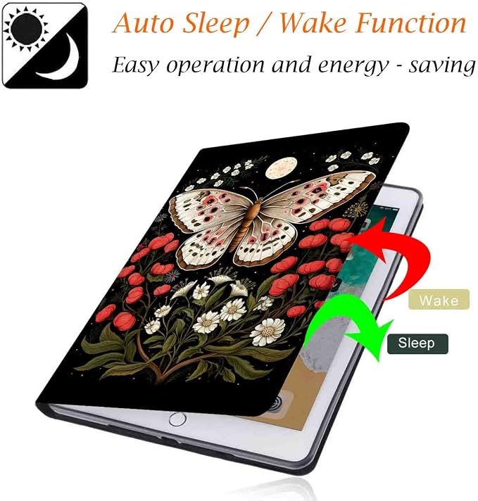 Case for Samsung Galaxy Tab A9 Plus 11 2023 Multi-Viewing Angles with Automatic Sleep/Wake Function for Samsung Galaxy A9+Tablet (SM-X210/X216/X218) American Flag Wolf