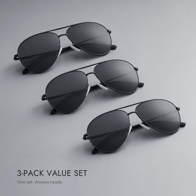 Eiuizah Polarized Aviator Sunglasses for Men and Women, Driving Sun Glasses with UV Protection for Fishing Golf