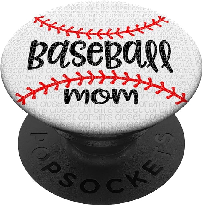 Baseball Mom Pop Sockets Grip Stand PopSockets Adhesive PopGrip