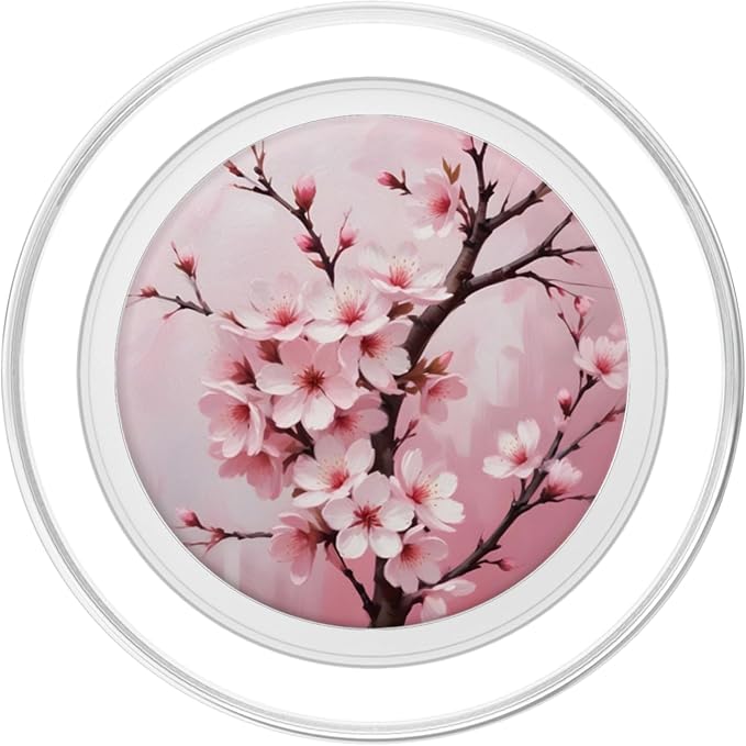 Pink Flower Cherry Blossom Floral Sakura PopSockets Adhesive PopGrip