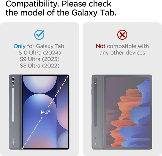 Spigen for Galaxy Tab S10 FE Plus Case (2025) Rugged Armor Pro Protective Tri-Fold Cover and S Pen Holder 13.1 inch Black