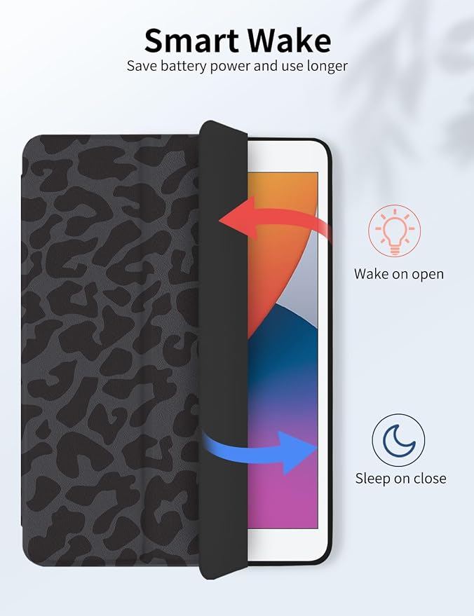 Case for iPad 9th/ 8th/ 7th Generation Case 10.2&amp10.5 Inch (2021/2020/2019 Release) Slim Lightweight Soft Trifold Back Cover with Pencil Holder &amp Auto Sleep/Wake CoverBeige Checkered