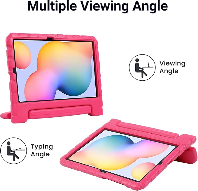 Kids Case for Samsung Galaxy Tab S6 Lite Shockproof Handle Stand Blue | Lightweight Kids Friendly EVACompatible with Samsung Galaxy Tab S6 Lite 10.4 Inch 2024/2022/2020 Release S Pen Holder