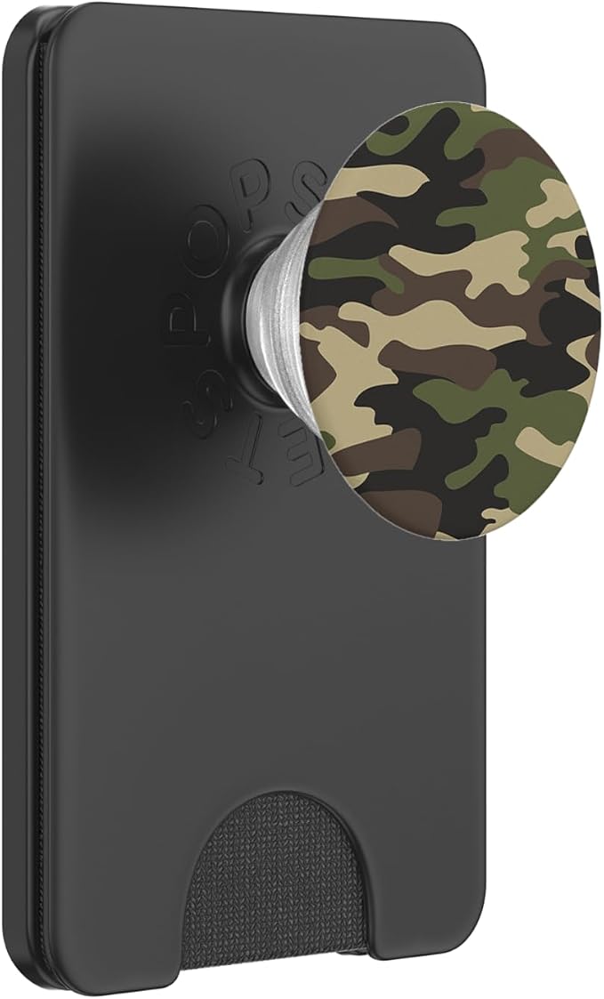 Woodland Camo Popsocket Military Camouflage PopSockets Camo PopSockets Adhesive PopGrip