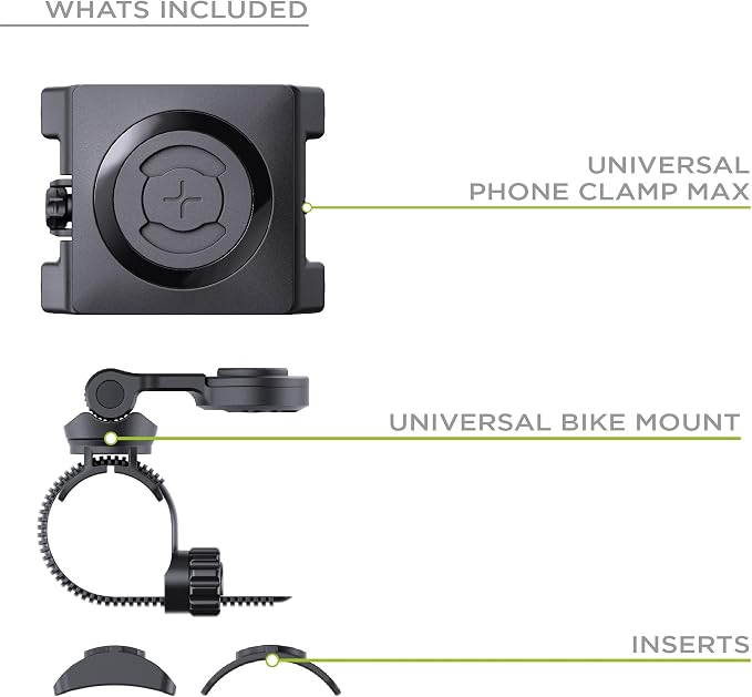 SP CONNECT Bike Bundle II Clamp | Universal Phone Case | SPC +