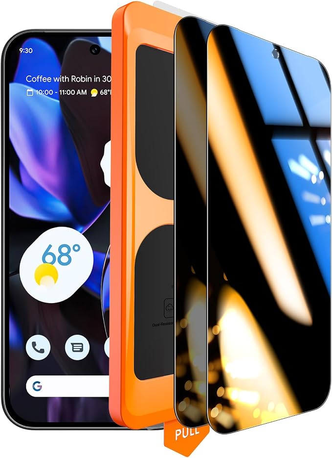 TOCOL for Pixel 2026 Screen Protector Clear | Easy Installation Bubble-Free 9H+ Tempered Glass 11FT Military Grade Shatterproof Anti-Scratch Case Friendly HD 2 Pack