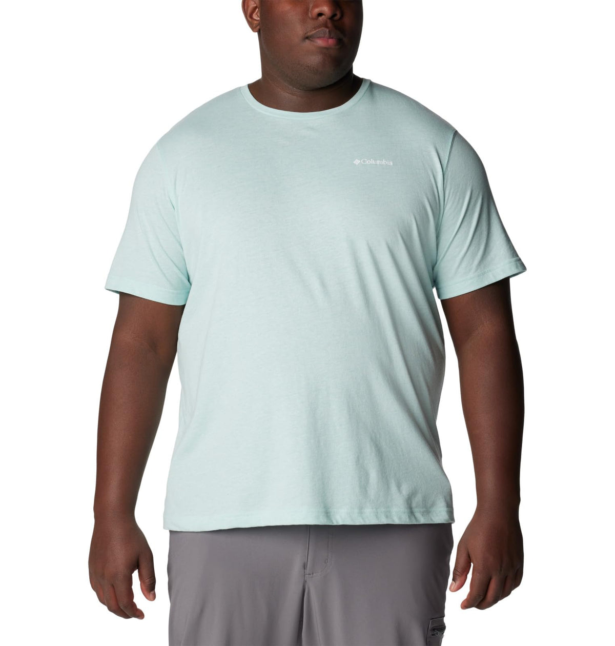 Columbia Men's Thistletown Hills Short Sleeve, Spray Double Dye, Large Tall