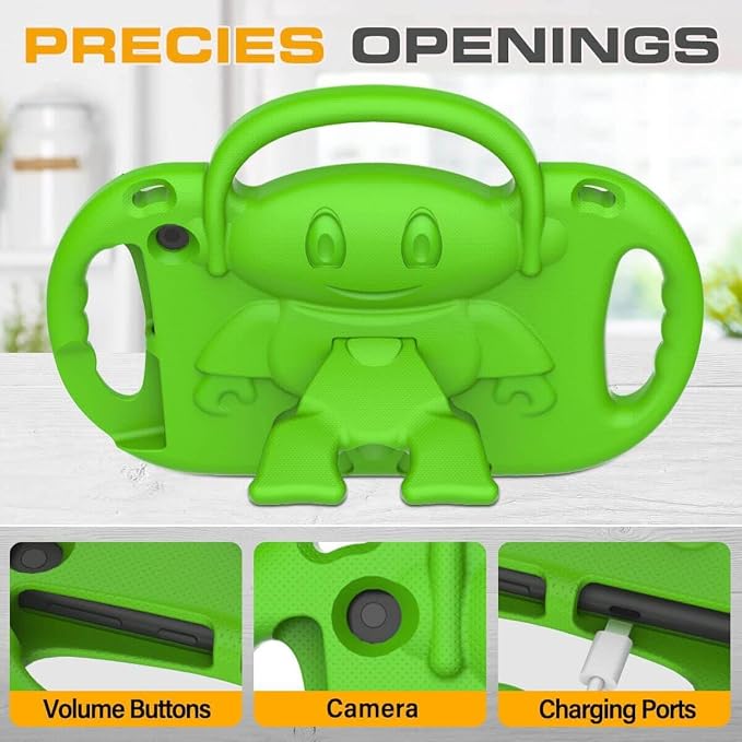 Kid-Proof Case for 8 Inch Tablet(12th/10th Generation 2024/2022/2020 Release) - Durable Shockproof Protective Cover with Shoulder Strap for 8 Plus Tablet Not for iPad Samsung Tablet Black