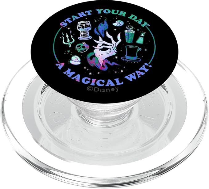 Disney Villains Start Your Day a Magical Way PopSockets Adhesive PopGrip