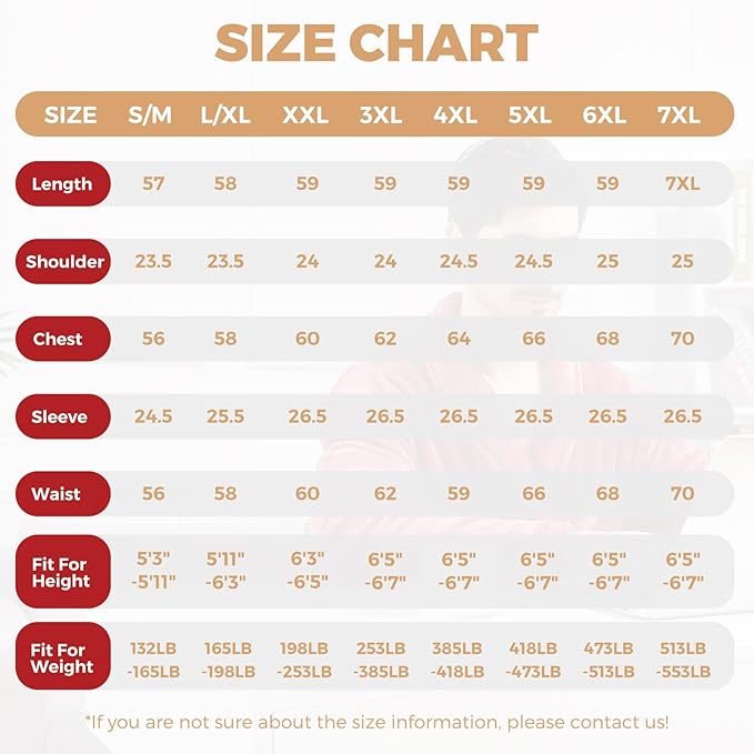 FashGudim Mens Robes Big and Tall Full Length Plush Fleece Long Robe for Men Bathrobe Shawl Collar Warm Winter House Robes